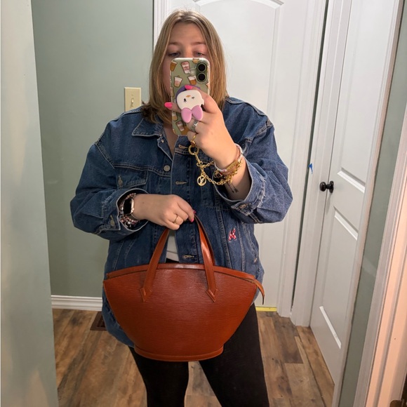 Louis Vuitton Saint Jacques PM Kenyan Fawn Epi Leather Tote - Picture 12 of 14